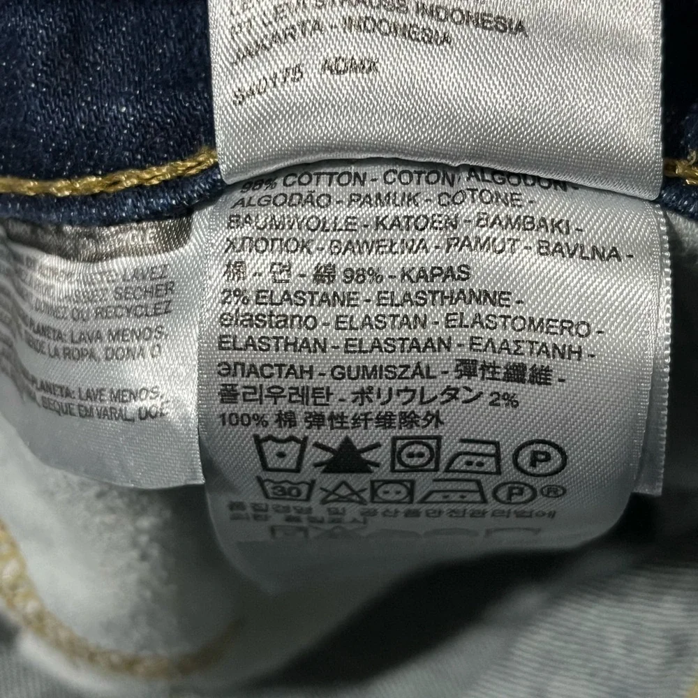 Levis 513 Mens 36x29 Slim Straight Blue‎ Denim Jeans